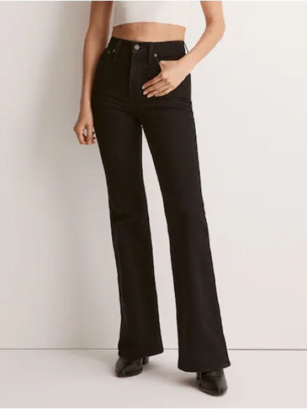 Madewell The Perfect Vintage Flare Jeans in Sherborn Wash
